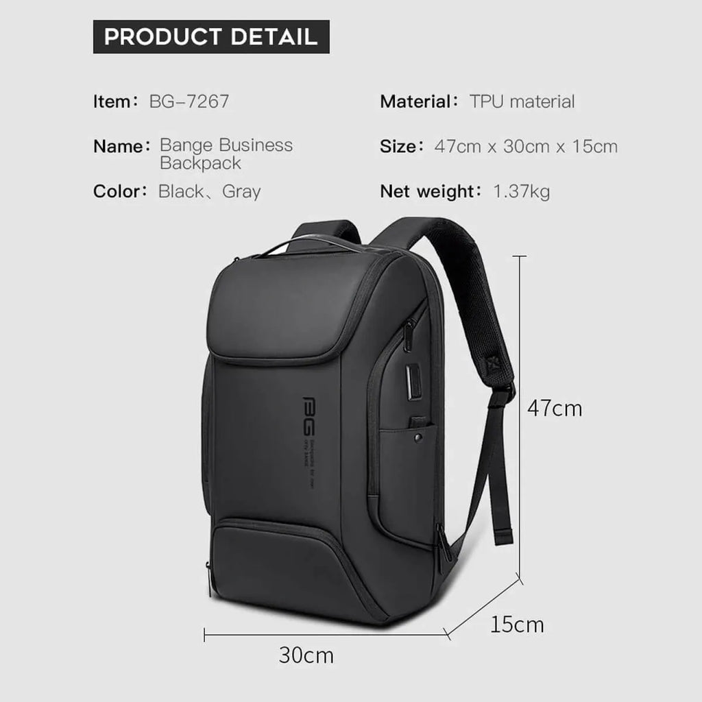 Multifunctional Waterproof Big Capacity Daily Work Business Backpack