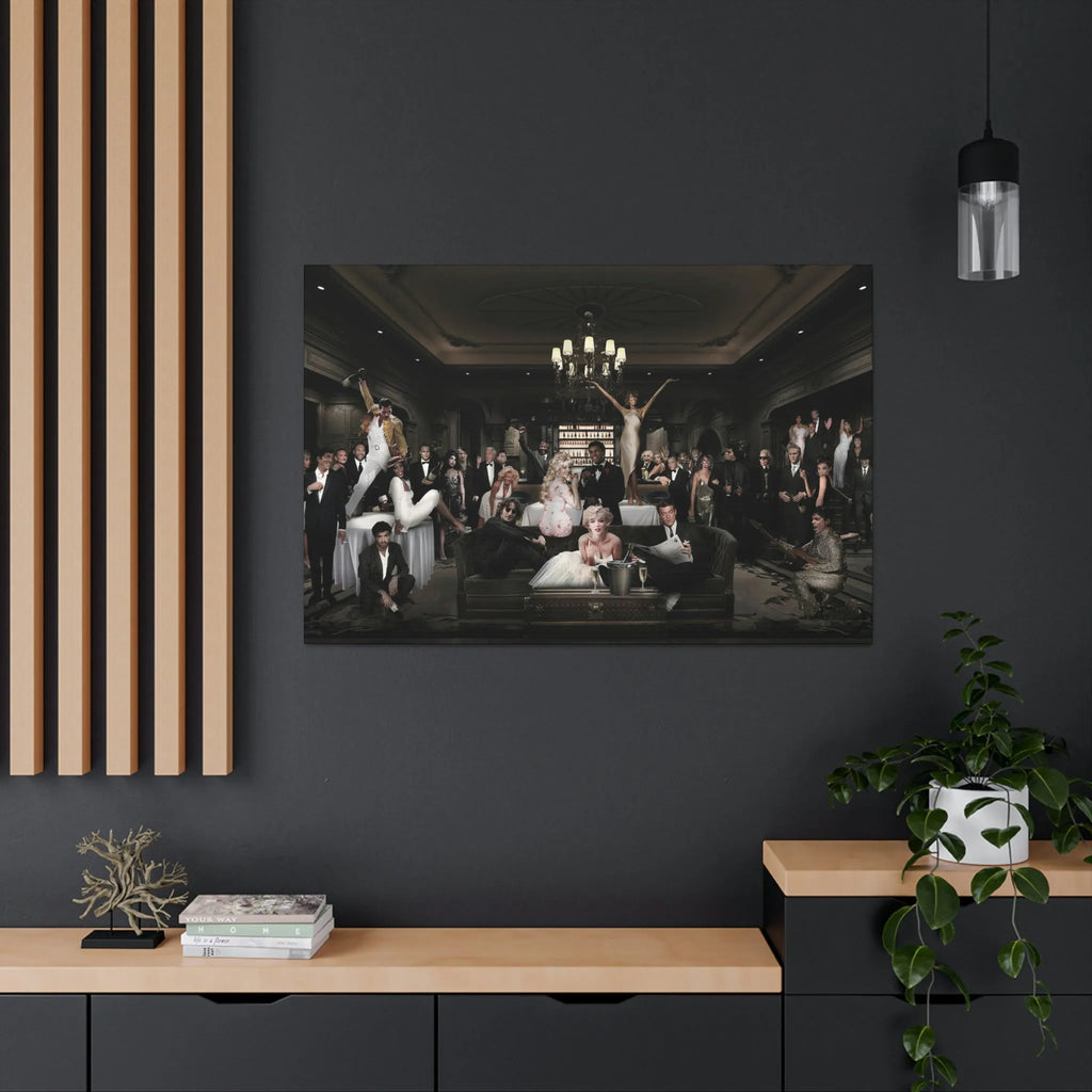 Music and Movies Celebrities Famous Characters Canvas Gallery Wraps
