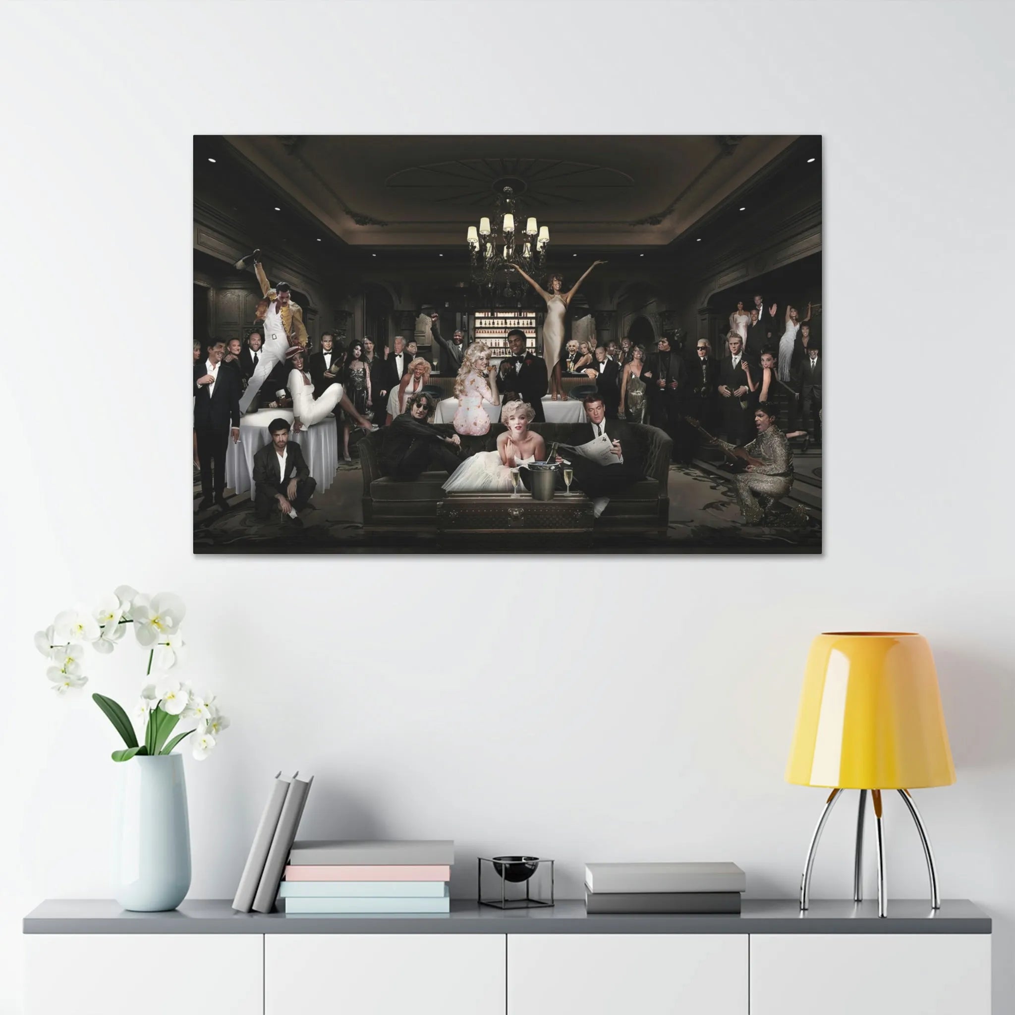 Music and Movies Celebrities Famous Characters Canvas Gallery Wraps