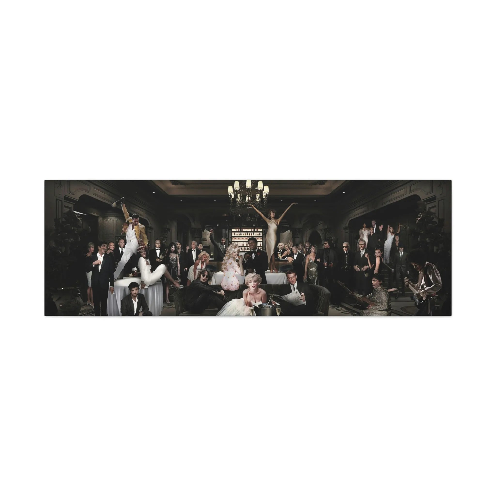 Music and Movies Celebrities Famous Characters Canvas Gallery Wraps