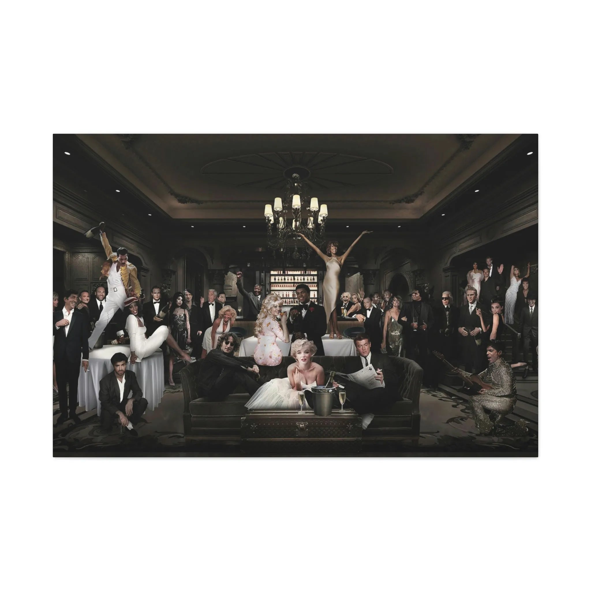 Music and Movies Celebrities Famous Characters Canvas Gallery Wraps