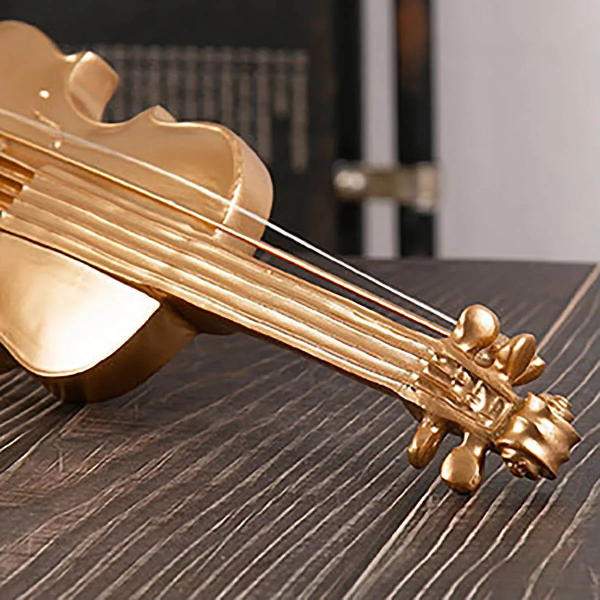 Musical Instrument Ornaments Violin and Saxophone Decor