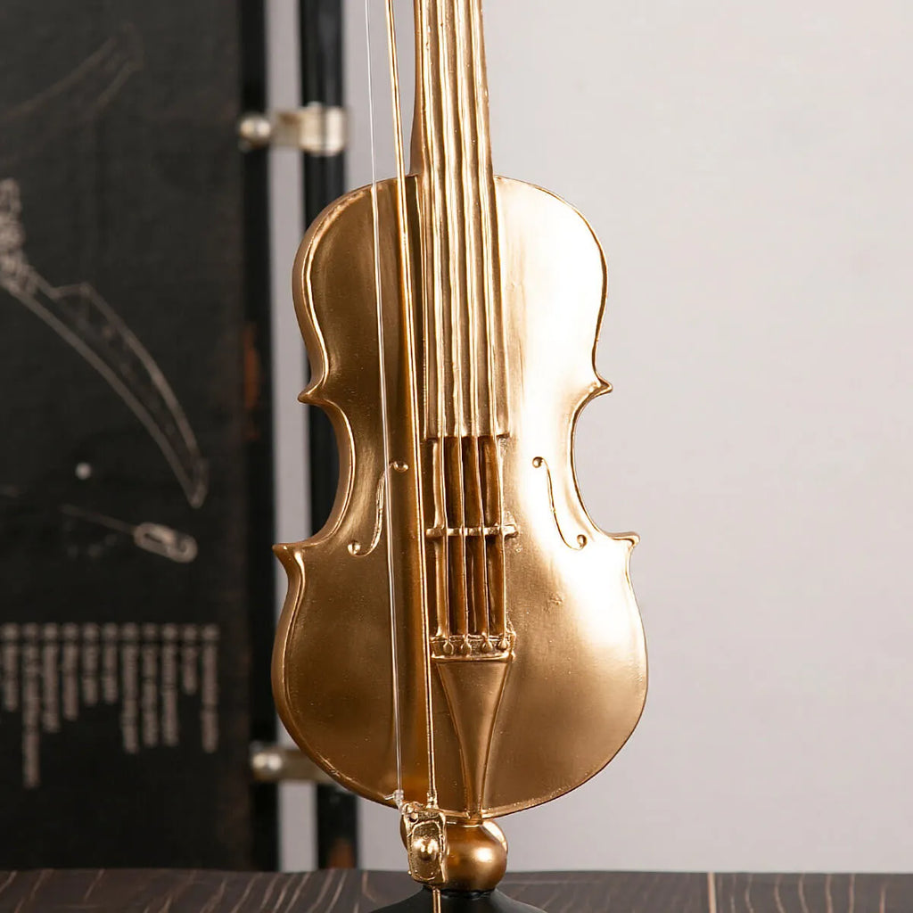 Musical Instrument Ornaments Violin and Saxophone Decor
