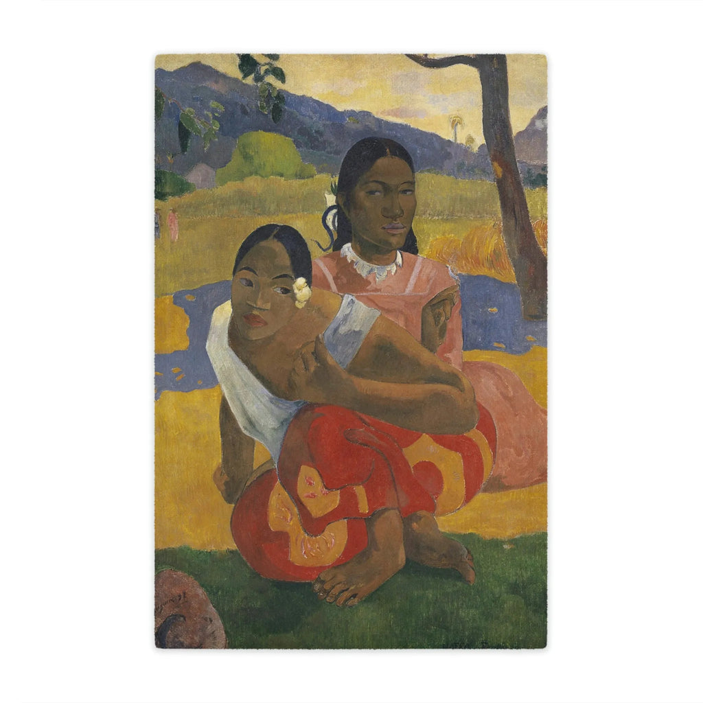 Nafea Faa Ipoipo by Paul Gauguin Art Blanket